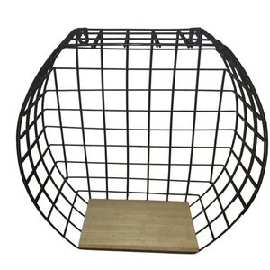 Black Wire Wall Shelf